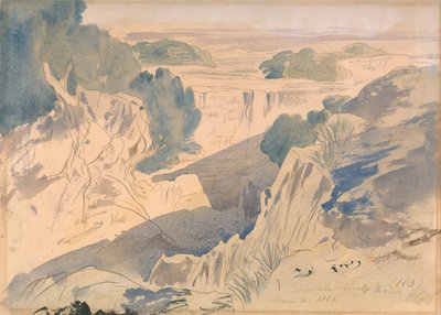 Mqabba、Qrendi 作： Edward Lear